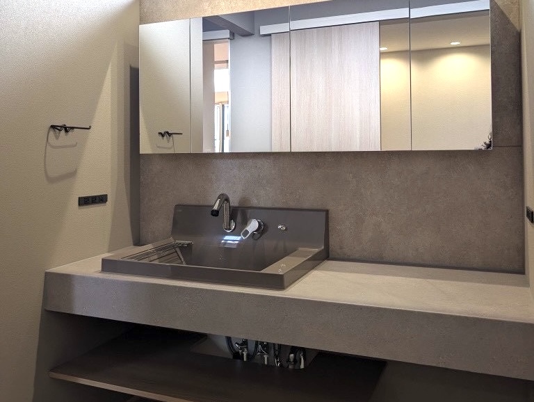 実績・事例|ミサワホーム(CENTURY 蔵のある家)|洗面所施工実例|4500万円|54坪|新築戸建て|2026年1月完成