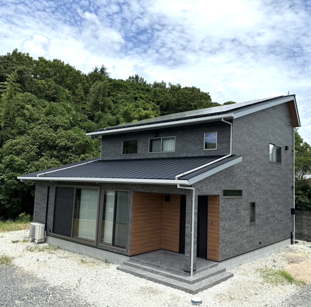 実績・事例|能美工務店|外観施工実例|3560万|46坪|新築戸建て|2024年3月完成